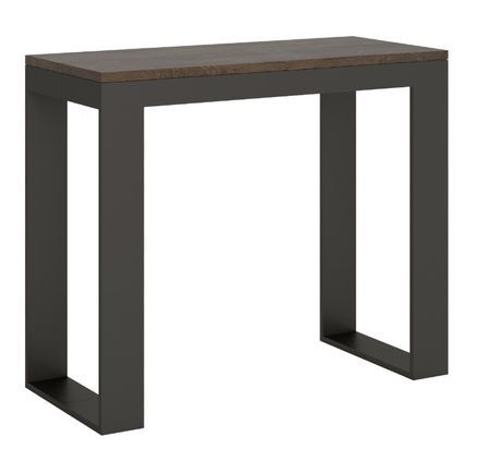 Console extensible bois et acier Tiroz evolution
