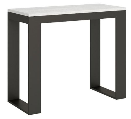 Console extensible bois et acier Tiroz evolution