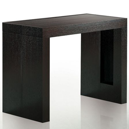 Console extensible bois wenge Jade 50/250 cm