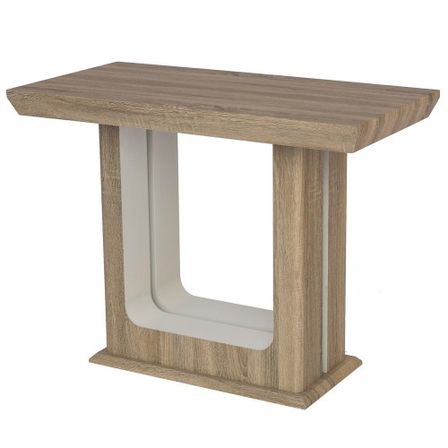 Console extensible chêne foncé 50 à 250 cm - 12 personnes Koffa