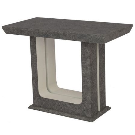Console extensible effet béton 50 à 250 cm - 12 personnes Koffa