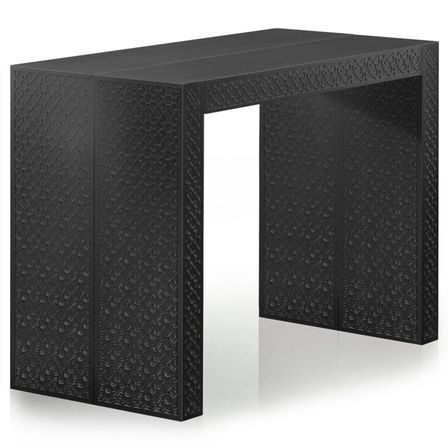 Console extensible orientales noir 50 à 200 cm Morocco