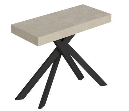 Console extensible SAKI - Bois & acier anthracite