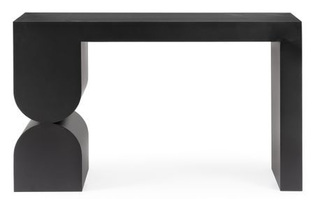 Console fixe design acier anthracite VERCAL - Sobriété moderne