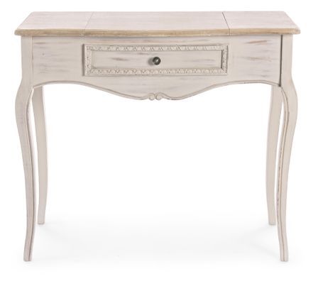 Console JARA – Bois de paulownia beige – 2 tiroirs – 90 cm