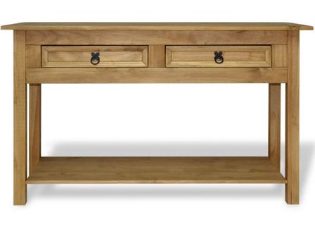 Console pin massif naturel Mexica