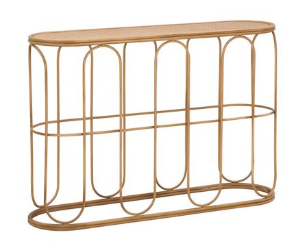 Console Samui design bambou métal style naturel