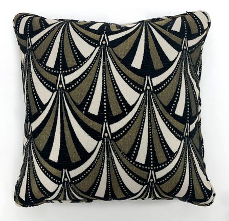 Coussin carré tissu imprimé Tela