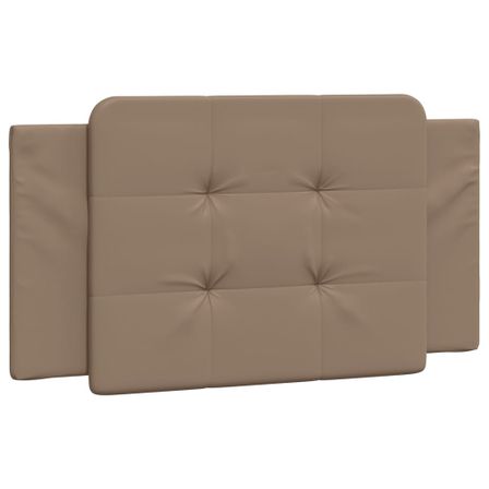 Coussin de tête de lit cappuccino 100 cm similicuir