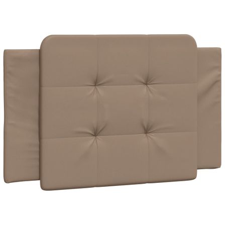 Coussin de tête de lit cappuccino 80 cm similicuir