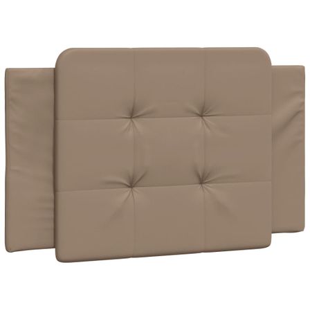 Coussin de tête de lit cappuccino 90 cm similicuir