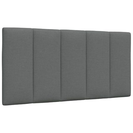 Coussin de tête de lit gris foncé 100 cm tissu