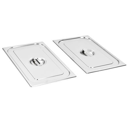 Couvercles de plateau 2 pcs GN 1/1 Acier inoxydable