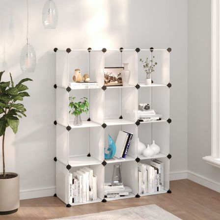 Cubes de rangement 12 pcs Transparent PP