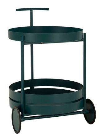 Desserte de bar saturn dove teal cm 40x49,5x61