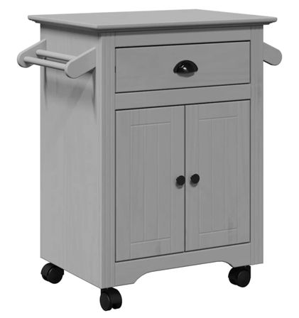 Desserte de cuisine en Pin massif Lokina 71 cm – Élégance rustique et pratique