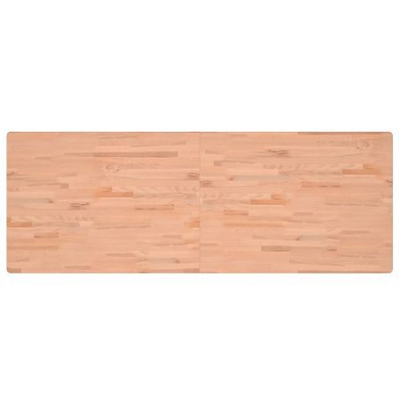 Dessus de plan de travail 150x55x2,5 cm bois massif de hêtre