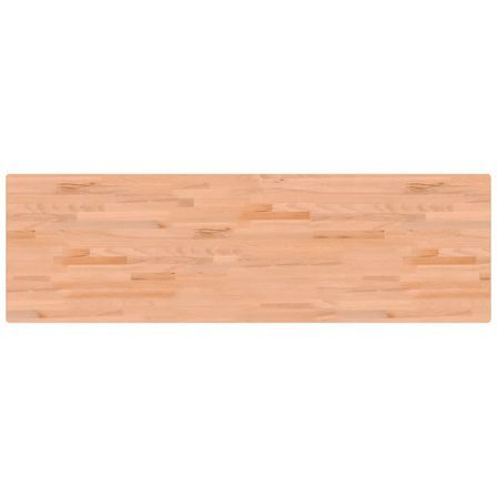 Dessus de plan de travail 180x55x2,5 cm bois massif de hêtre