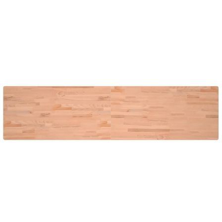 Dessus de plan de travail 220x55x2,5 cm bois massif de hêtre