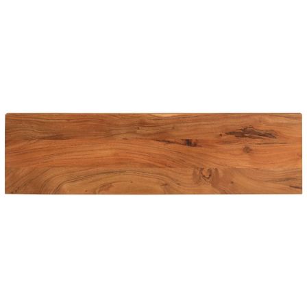 Dessus de table 100x20x2,5cm rectangulaire bois massif d'acacia