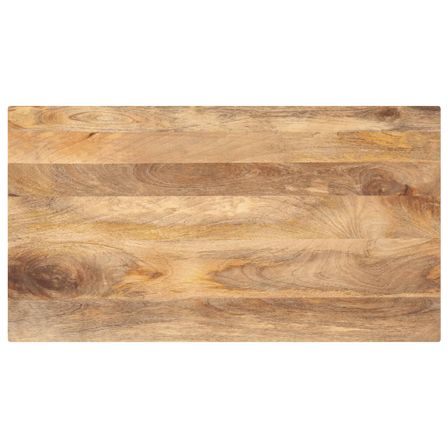 Dessus de table 100x50x3,8cm rectangulaire bois massif manguier