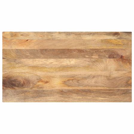 Dessus de table 100x60x3,8cm rectangulaire bois massif manguier