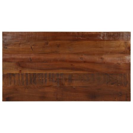 Dessus de table 100x70x2,5cm rectangulaire bois massif récupéré