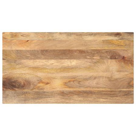 Dessus de table 100x70x3,8cm rectangulaire bois massif manguier