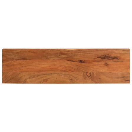 Dessus de table 110x20x2,5cm rectangulaire bois massif d'acacia