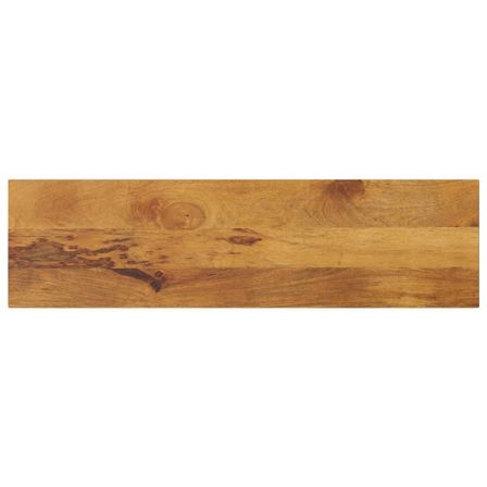 Dessus de table 110x20x3,8cm rectangulaire bois massif manguier