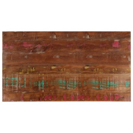 Dessus de table 110x70x2,5cm rectangulaire bois massif récupéré