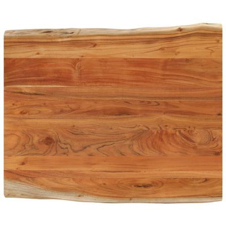 Dessus de table 110x80x3,8 cm rectangulaire bois massif acacia