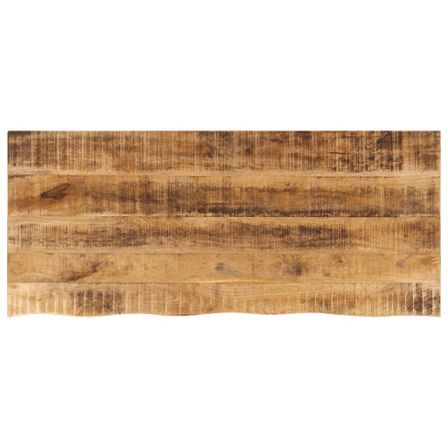 Dessus de table 140x60x2,5 cm bord vivant bois massif manguier