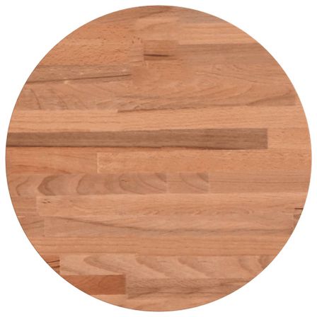 Dessus de table Ø30x2,5 cm rond bois massif de hêtre