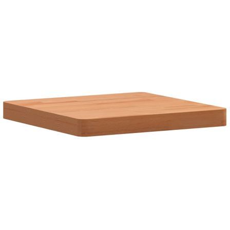 Dessus de table 40x40x4 cm carré bois massif de hêtre