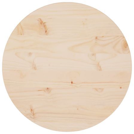 Dessus de table Ø50x2,5 cm Bois de pin massif
