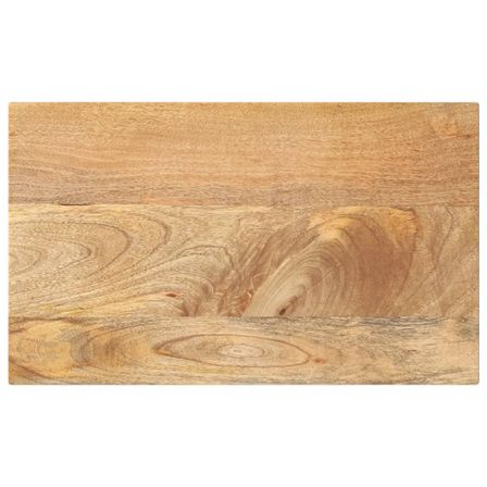 Dessus de table 50x40x2,5 cm rectangulaire bois massif manguier