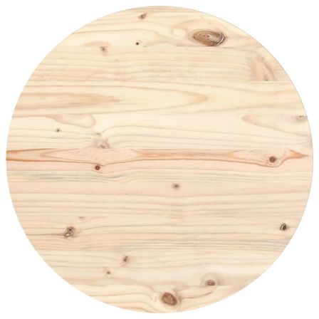 Dessus de table Ø60x2,5 cm Bois de pin massif