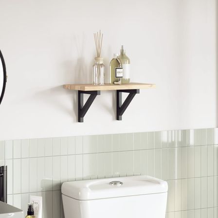 Dessus de table 60x20x2 cm rectangulaire bois massif d'acacia