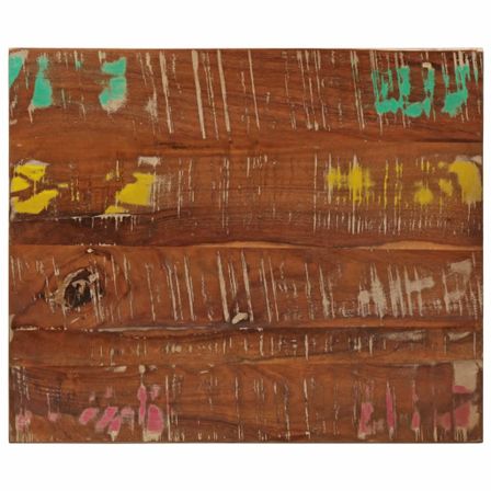 Dessus de table 60x50x2,5 cm rectangulaire bois massif récupéré