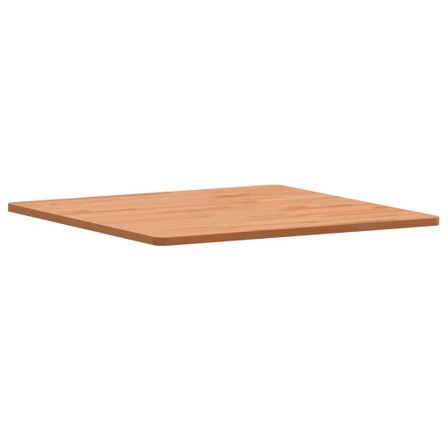 Dessus de table 60x60x1,5 cm carré bois massif de hêtre