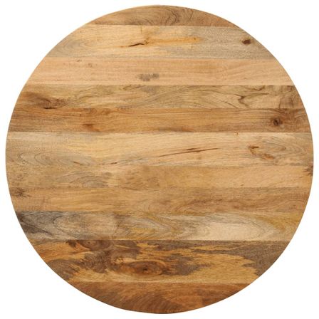 Dessus de table Ø 70x2,5 cm rond bois de manguier massif