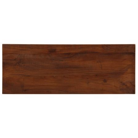 Dessus de table 70x30x2,5 cm rectangulaire bois massif récupéré