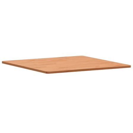 Dessus de table 70x70x1,5 cm carré bois massif de hêtre