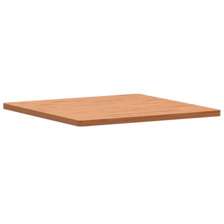 Dessus de table 70x70x2,5 cm carré bois massif de hêtre