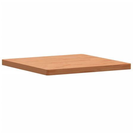 Dessus de table 70x70x4 cm carré bois massif de hêtre