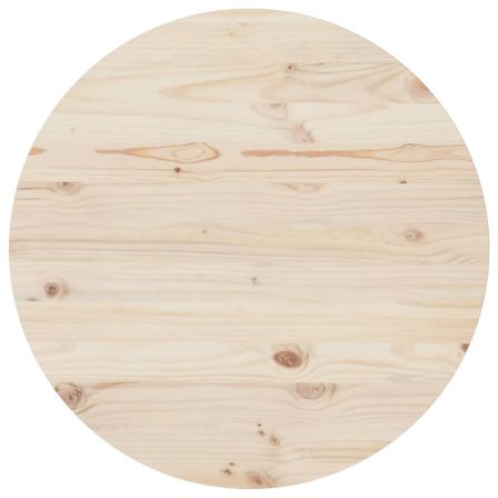 Dessus de table Ø80x2,5 cm Bois de pin massif