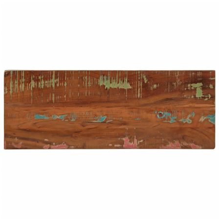 Dessus de table 80x30x3,8 cm rectangulaire bois massif récupéré