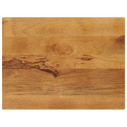 Dessus de table 80x60x2,5 cm rectangulaire bois massif manguier