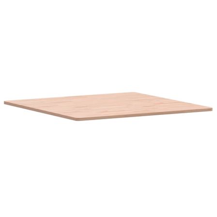 Dessus de table 80x80x1,5 cm carré bois massif de hêtre